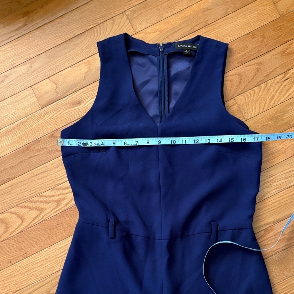 Banana Republic Navy Sleeveless Jumpsuit - Picture 6 of 9